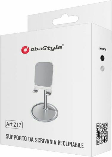 ObaStyle Ζ17 Βάση Γραφείου για Κινητό Inox