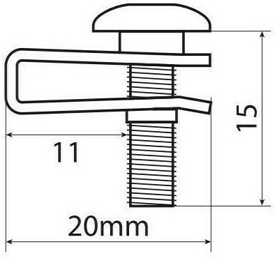 Lampa Motorcycle Bolts 10pcs L9165.8