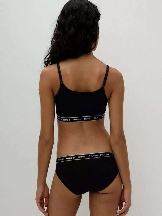 Βαμβακερά Γυναικεία Slip 3Pack Μαύρα