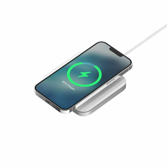Nomad Φορτιστής Magsafe 15W Ασημί (Base One)