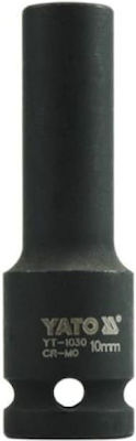 Yato Socket Pneumatic Hex Long with Square Drive 1/2" Diameter 19mm