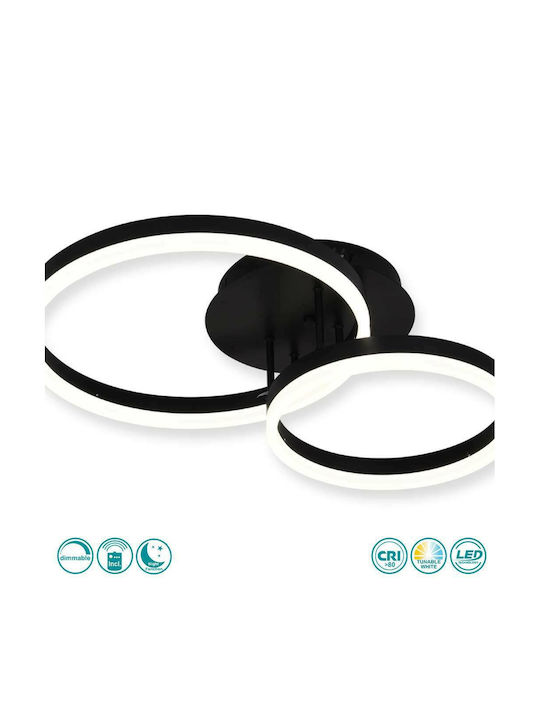 Sun Light Πλαφονιέρα 61εκ. LED με Τηλεχειριστήριο Sun Light Πλαφονιέρα 61εκ. LED με Τηλεχειριστήριο