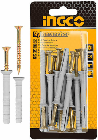 Ingco Kreuzschlitzschraube mit Durchmesser M5 und Länge 90mm 10Stück