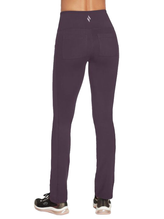 Skechers Hohe Taille Damen-Sweatpants Lila