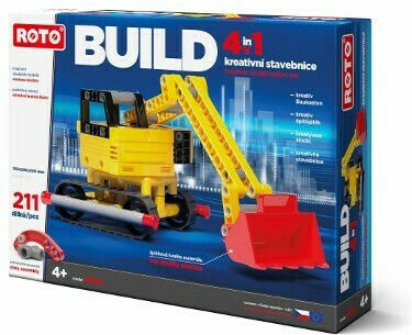 Efko Building Blocks Loader Crane 4 in 1 for Ages 4+ 211 Pieces