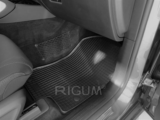Rigum Set of Front and Rear Mats 4pcs for Mercedes-Benz GLE 2019+ Black