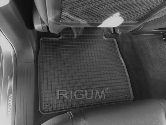 Rigum Set of Front and Rear Mats 4pcs for Mercedes-Benz GLE 2019+ Black
