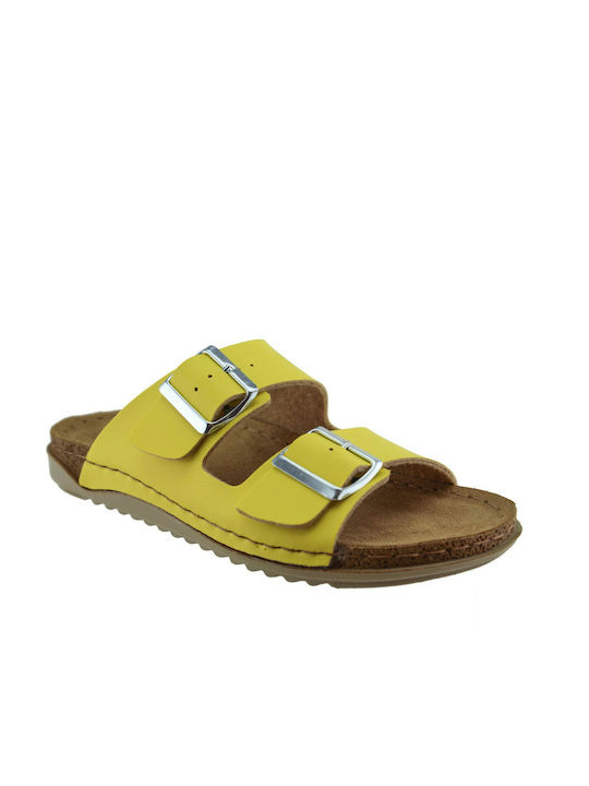 Inblu Women's Flat Sandals in Yellow Color