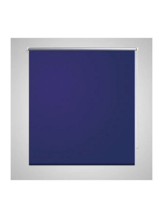 vidaXL Roller Blinds Total Blackout Navy W140xH175cm 240134