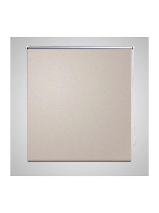 vidaXL Roller Blinds Total Blackout Beige W60xH120cm 240742