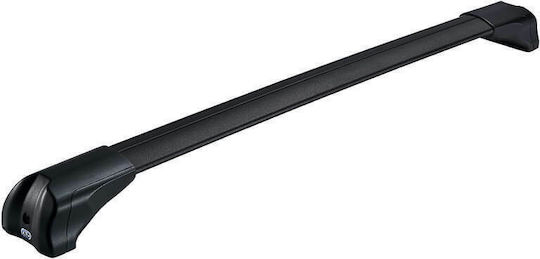 Cruz Aluminum Car Roof Bar Airo Fuse 925 735 98cm Universal Set with Roof Rack Legs Black