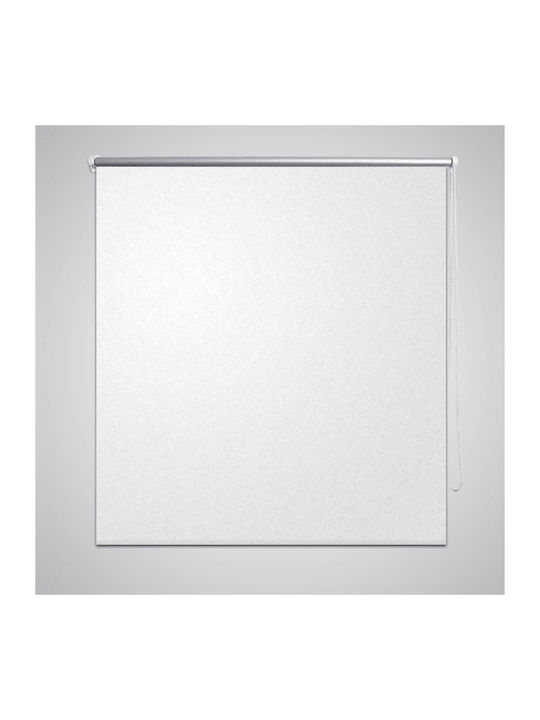 vidaXL Roller Blinds Total Blackout White W140xH175cm 240131