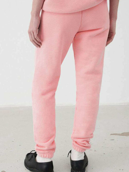 High Waist Sweatpants Jogger Peony