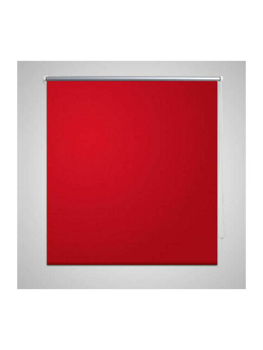 vidaXL Roller Blinds Total Blackout Red W100xH230cm 240156