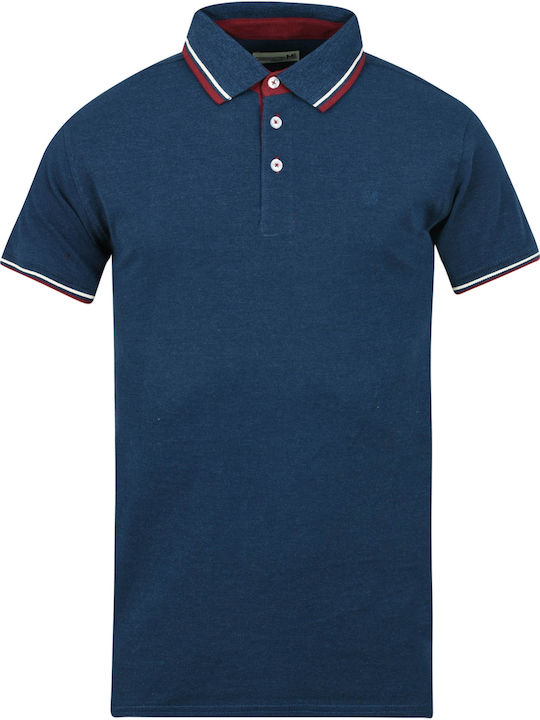 Polo Herrenbluse Kurzarm Marineblaue