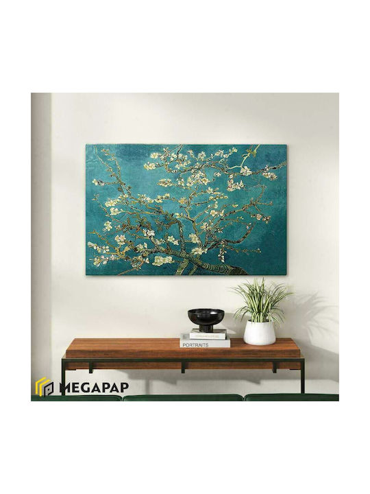 Megapap Blooming Flowers Πίνακας σε Καμβά 100x70cm