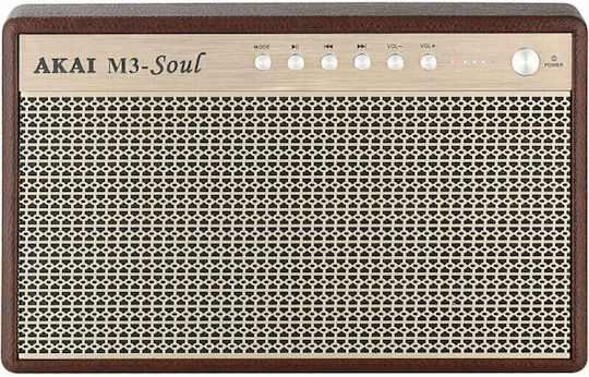 Akai Proffesional M3-Soul Bluetooth Speaker 20W with Battery Life up to 15 hours coffee