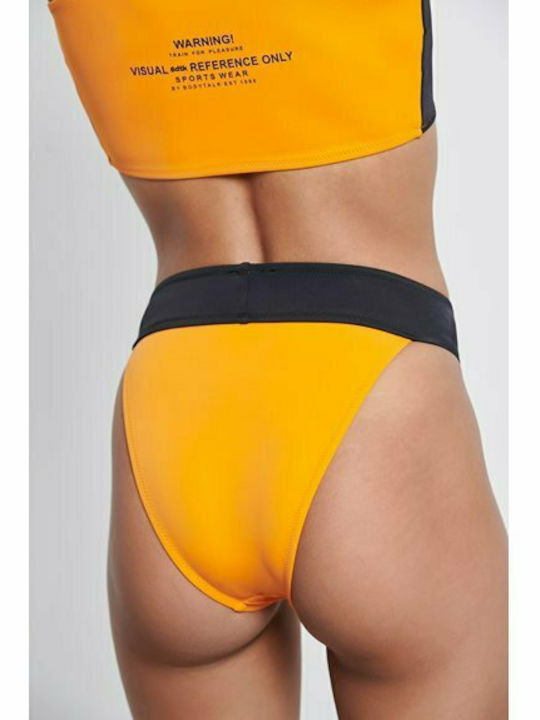 BodyTalk Bikini Slip Ψηλόμεσο Κίτρινο