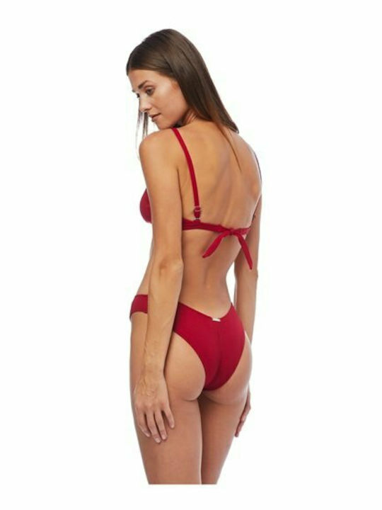 Minerva Daytona Bikini Triunghi Burgundy