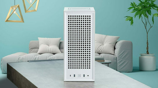 HYTE Revolt 3 Mini Tower Κουτί Υπολογιστή με Πλαϊνό Παράθυρο Λευκό