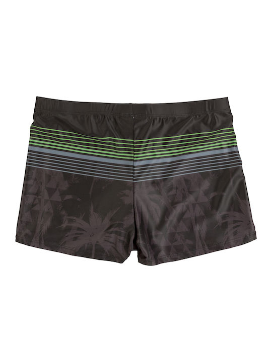 Losan Herren Badebekleidung Shorts Schwarz Gestreift