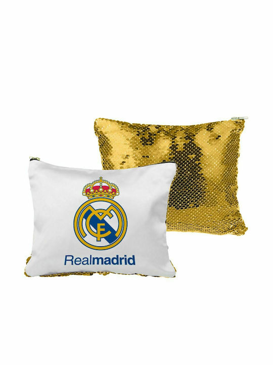 Real Madrid CF, Τσαντάκι νεσεσέρ με πούλιες (Sequin) Χρυσό