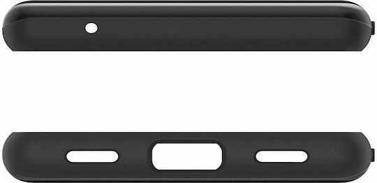 Spigen Thin Fit Back Cover Plastic / Silicone 1.55mm Black (Google Pixel 6a)