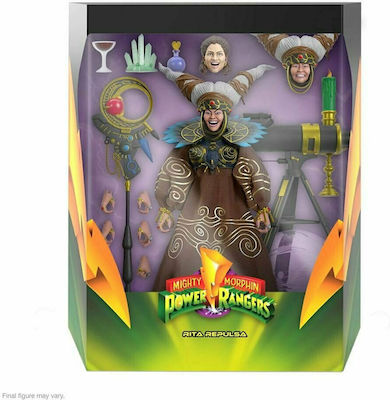 Super7 Mighty Morphin Power Rangers: Rita Repulsa Figurină de Acțiune înălțime 18buc