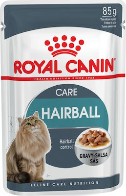 Royal Canin Hairball Wet Food for Adult Cat in Pouch 12x85gr 2614010