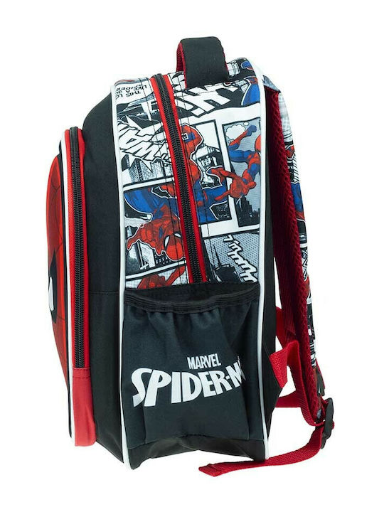 Gim Spiderman School Bag Backpack Kindergarten Red with Water Bottle Holder 12Liters