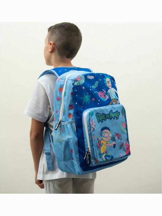 Grupo Erik Rick And Morty Virus Attack Schulranzen Rucksack Grundschule, Grundschule in Blau Farbe