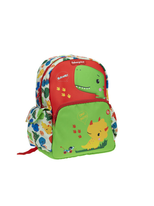 Fisher Price Dinosaur School Bag Backpack Kindergarten Multicolored