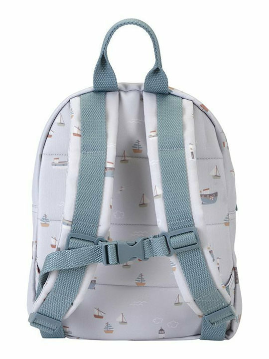 Little Dutch Sailors Bay School Bag Backpack Kindergarten in Light Blue color