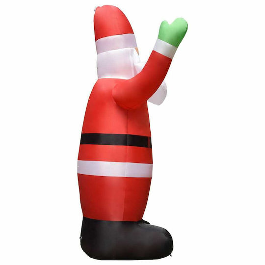 Outdoor Inflatable Illuminated Santa Claus Electric Red 300cm