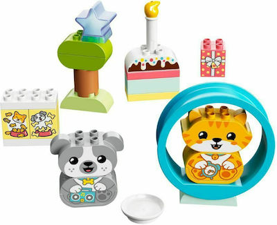 Lego Duplo My First Puppy And Kitten With Sounds pentru 1.5+ ani