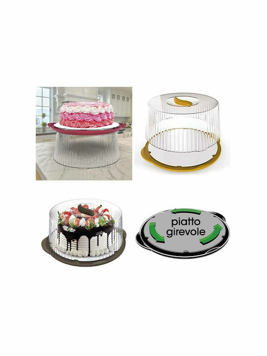 Bama Cake Stand Transparent 36.5x33x14.8cm