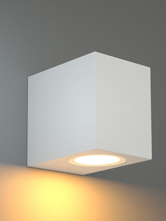 Inlight Επιτοίχιο Εξωτερικό Σποτ GU10 IP54 9x7x8εκ.