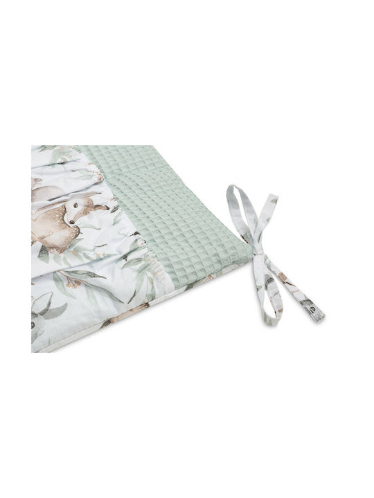 Sensillo Baby Crib Hanging Storage Bag Ελαφάκια Green 1pcs