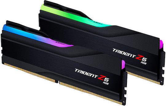 G.Skill Trident Z5 RGB DDR5 64GB RAM με 2x32GB Modules και Ταχύτητα 6000 για Desktop
