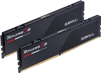 G.Skill Ripjaws S5 64GB DDR5 RAM with 2 Modules (2x32GB) and 5600 Speed for Desktop