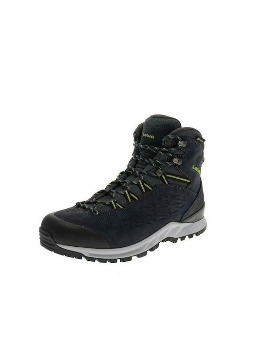 Lowa Explorer II Gtx Mid Men's Hiking Boots Waterproof with Gore-Tex Membrane Black