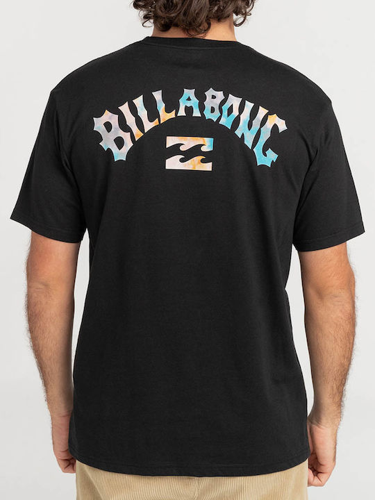 Billabong Ανδρικό T-shirt Μαύρο με Στάμπα