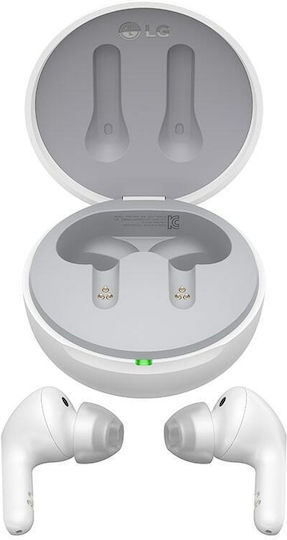 LG Tone Free FP3 In-ear Bluetooth Handsfree Earphones with Sweat Resistance and Charging Case White