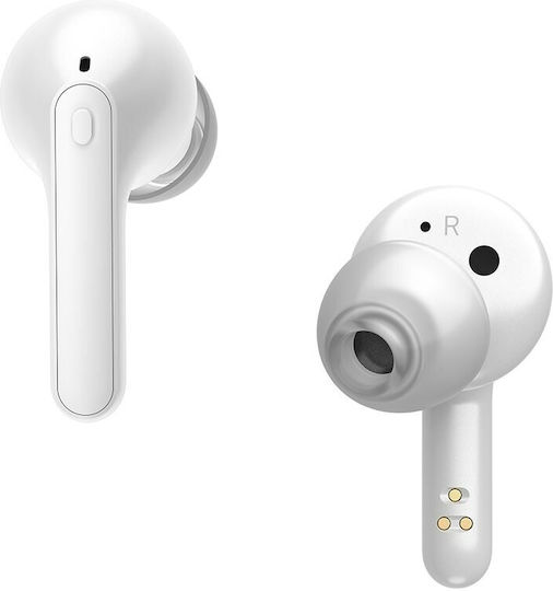 LG Tone Free FP3 In-ear Bluetooth Handsfree Earphones with Sweat Resistance and Charging Case White