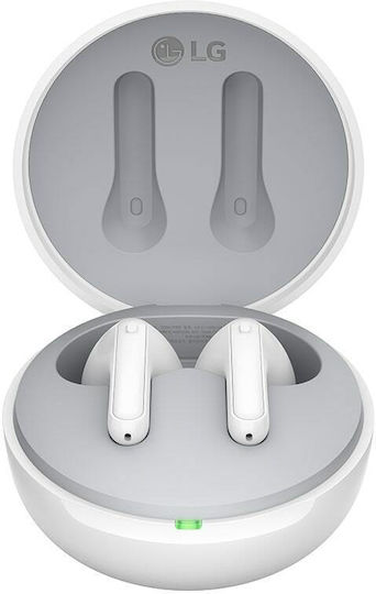 LG Tone Free FP3 In-ear Bluetooth Handsfree Earphones with Sweat Resistance and Charging Case White