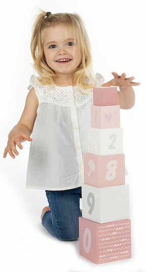 Label Label Stacking Toy Cubes with Numbers for 12++ Months