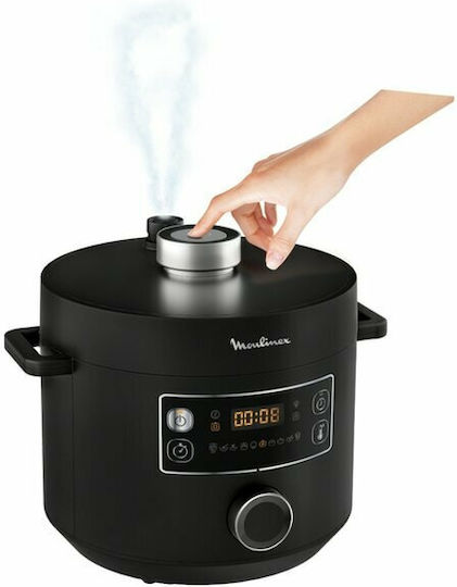 Moulinex Turbo Cuisine Aragaz Multifuncțional 1090W cu Memorie Internă 5lt Negru