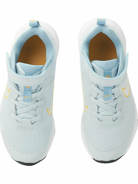 Revolution 6 NN Kids Sports Shoes Running with Hoop & Loop Closure Light Blue