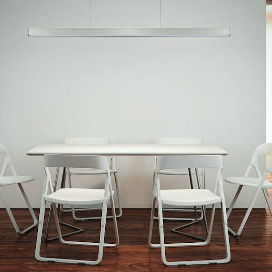 V-TAC LED Комерсиално Линейно Осветление Светило Таван 40W Неутрално бяло IP20 Ш120xД3.5xВ6.7см.
