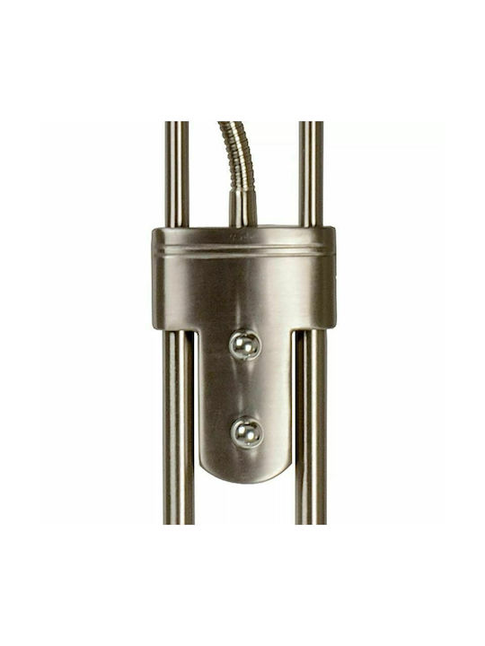 Lucide Lightning LED Floor Lamp H180xW25.4cm. with Warm White Light 1600lm Silver